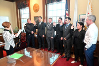WOBURN POLICE SWEARING IN NEW RESERVES  - DEC 2023